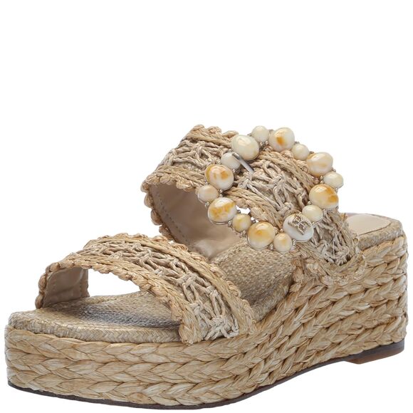 Sam Edelman Cadance Natural Raffia 9 M
